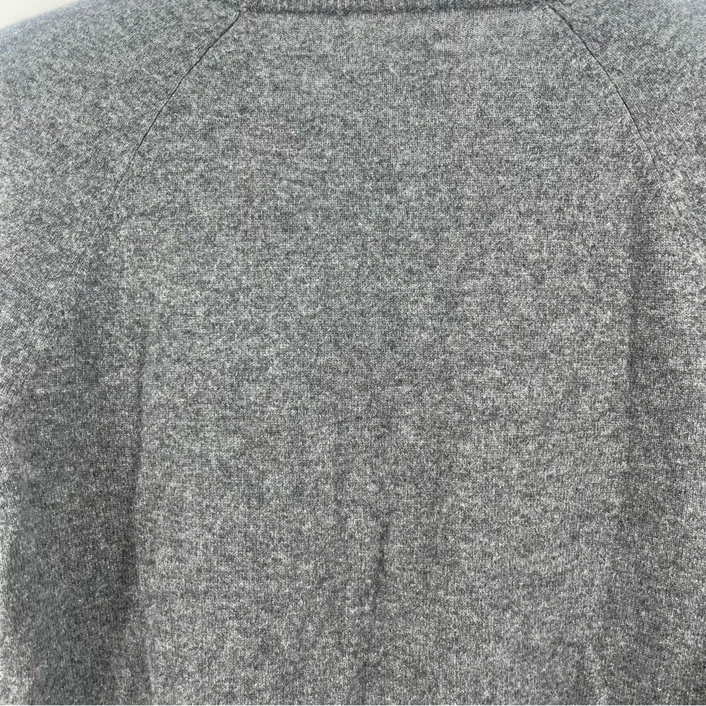 Velvet by Graham & Spencer Camo Print Crewneck Sweater 100% Cashmere Women's XS